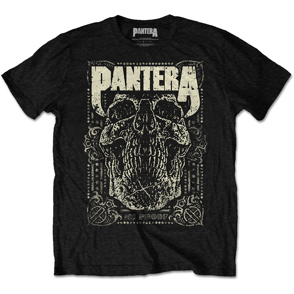 Pantera 101 Proof Skull Men s T shirt Punk Rock Shop