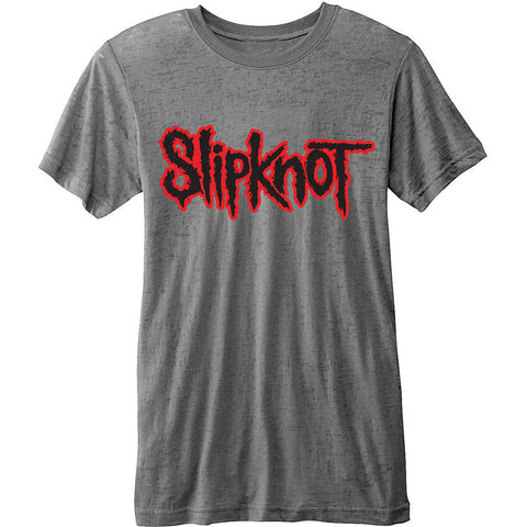 Slipknot Logo on grey Mens Tshirt