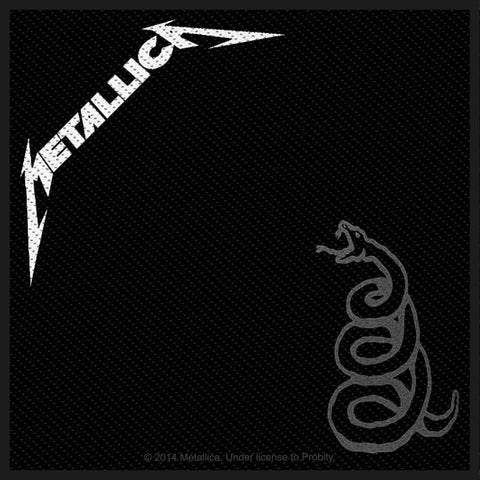 Metallica The Black Album Woven Patche