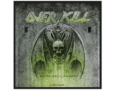 Overkill White Devil Armory Woven Patche