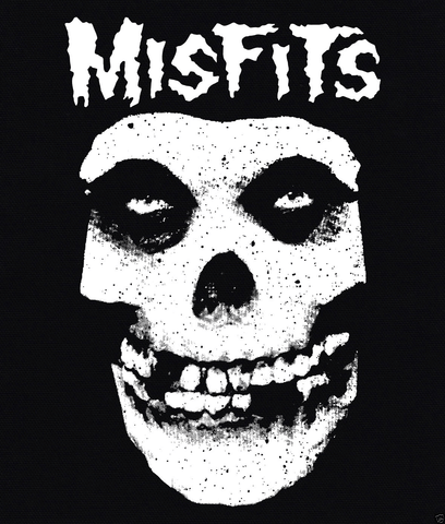 Misfits Skull  Backpatche