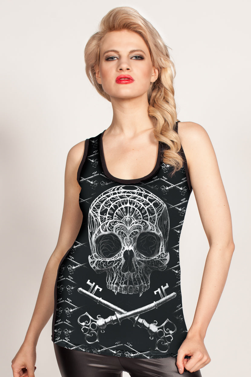 Womens skull tops uk store