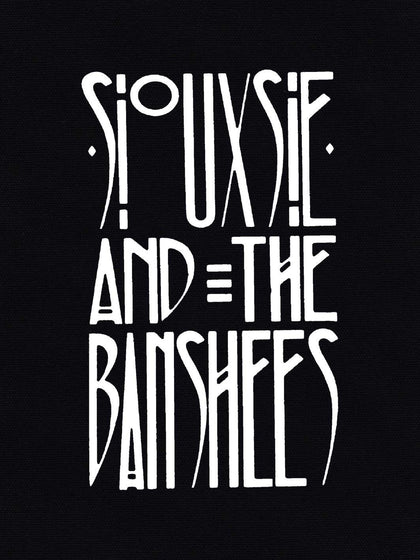 Siouxsie And The Banshees Logo  Printed Patche