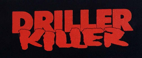 Driller Killer Red Logo Printed Patche