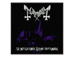 Mayhem De Mysteriis Dom Woven Patche