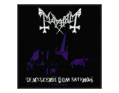 Mayhem De Mysteriis Dom Woven Patche