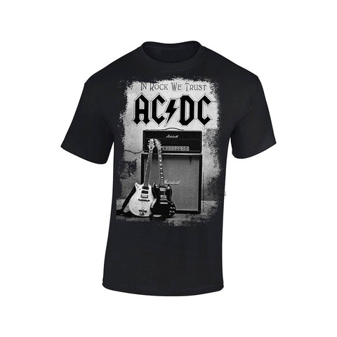 IN ROCK WE TRUST - Mens Tshirts (AC/DC)