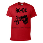 FOR THOSE ABOUT TO ROCK (RED) - Mens Tshirts (AC/DC)