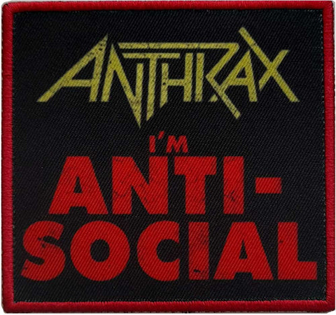 Anthrax - Anti-Social Woven Patch