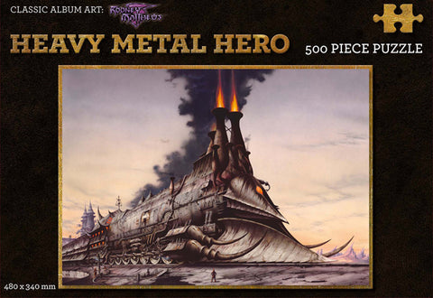 THE HEAVY METAL HERO (500 PIECE PUZZLE) - General Stuff (RODNEY MATTHEWS)