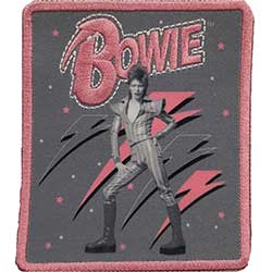 David Bowie - Pink Flash Woven Patch