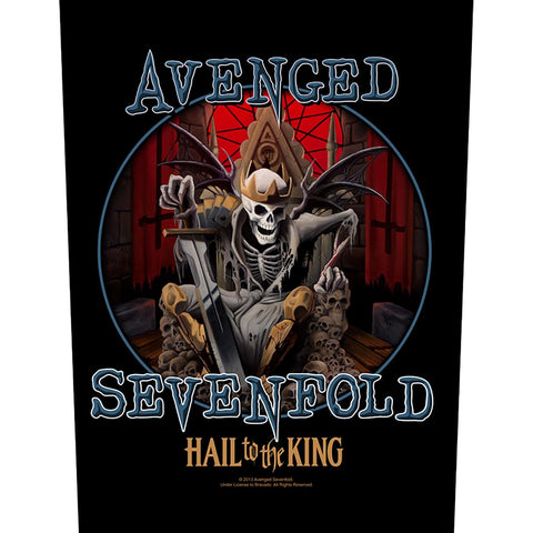 Avenged Sevenfold - Hail To The King crown backpatch