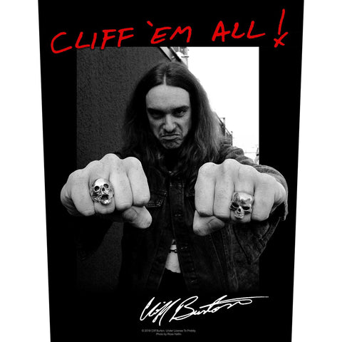Metallica - Cliff 'Em All Backpatch