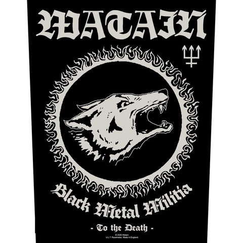 Watain - Black Metal Milita Backpatch