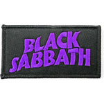 Black Sabbath - Wavy Logo Woven Patch