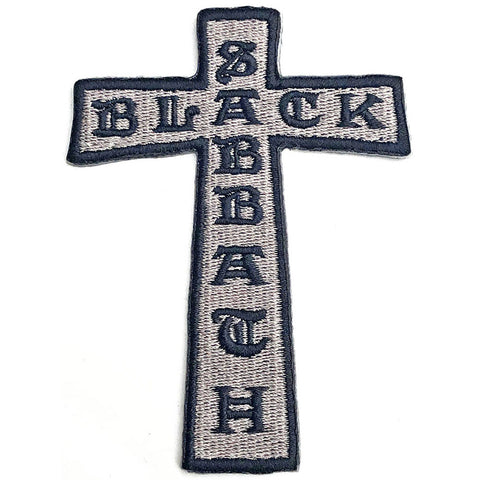 Black Sabbath - Cut Out Cross Woven Patch