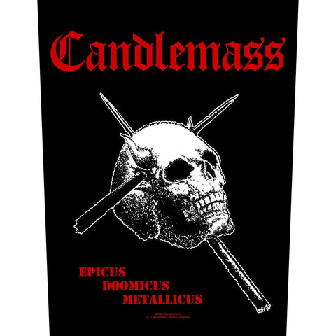 Candlemass - Epicus Doomicus Metallicus Backpatch