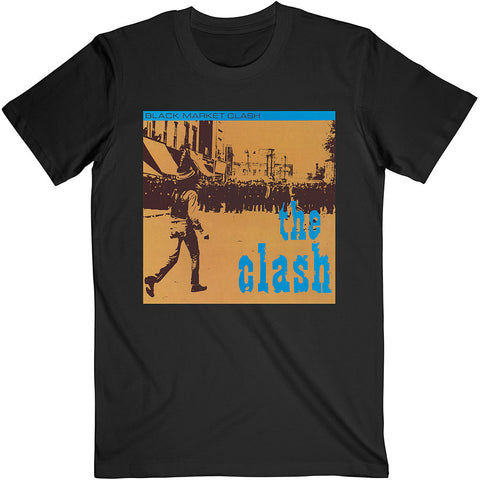 Clash - Black Market Black Mens T-shirt