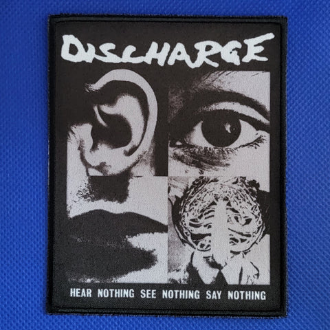 Discharge - Hear Nothing, See Nothing Patch