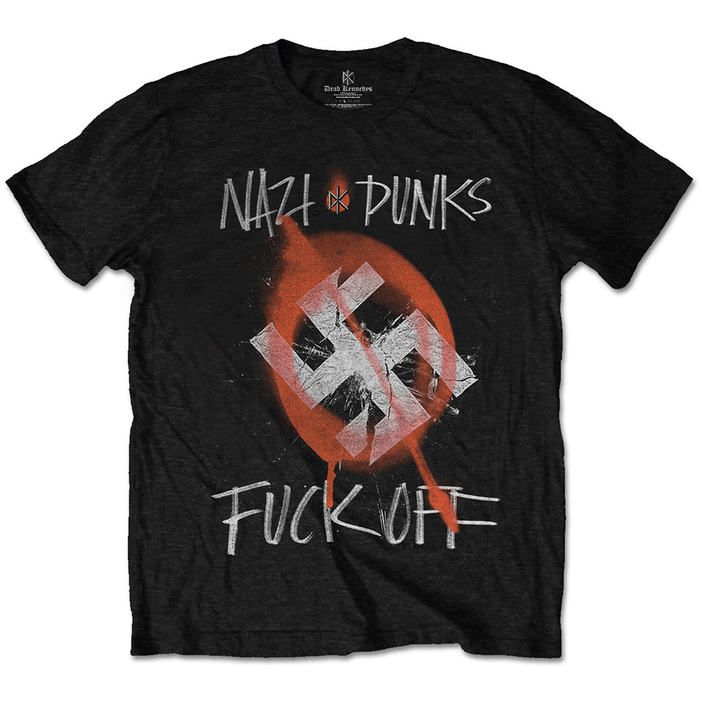 Dead Kennedys - Nazi Punks Fuck Off Spray Mens T-shirt – Punk Rock 