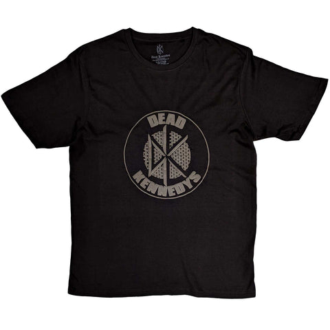 Dead Kennedys - Circle Logo Hi-Build Black Men's T-shirt
