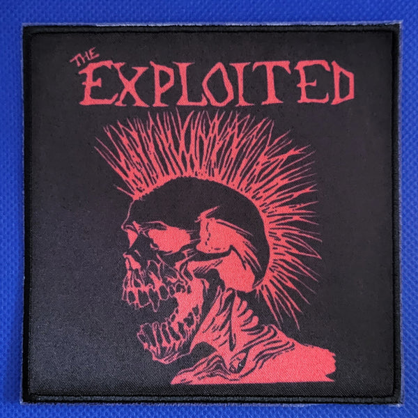 Explpited Patch Exploited - Red Skull Patch – Punk Rock Shop