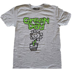 Green Day - Flower Pot Grey Men's T-shirt