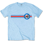 Jam - Target Stripe Light Blue Mens T-shirt