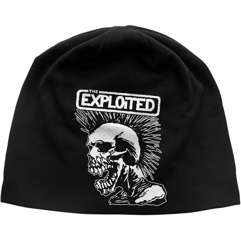 Exploited - Mohican Skull Beanie Headwear