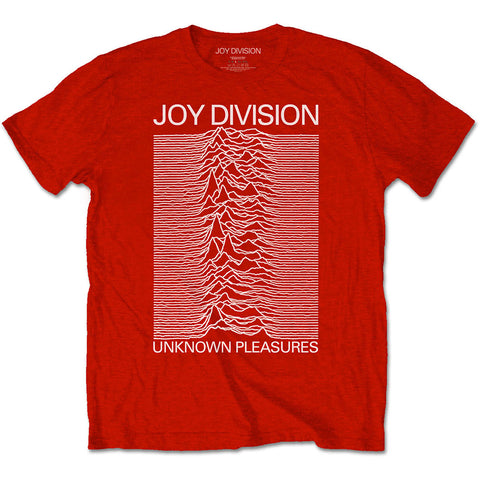 Joy Division - Unknown Pleasures Red Men's T-shirt