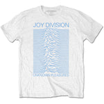 Joy Division - Unknown Pleasures Blue on White Men's T-shirt