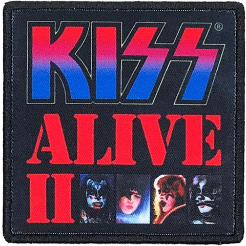 KISS - Alive II Album Woven Patch