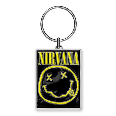 Nirvana - Smiley Key Ring