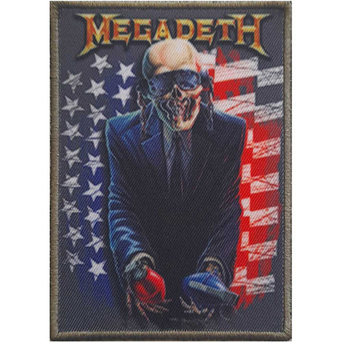 Megadeth - Grenade USA Woven Patch