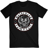 Motorhead - Rock N Roll Biker Badge Mens T-shirt