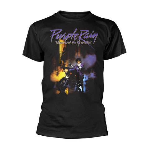 PURPLE RAIN (BLACK) - Mens Tshirts (PRINCE)