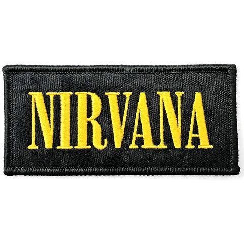 Nirvana - Yellow Logo Woven Patch