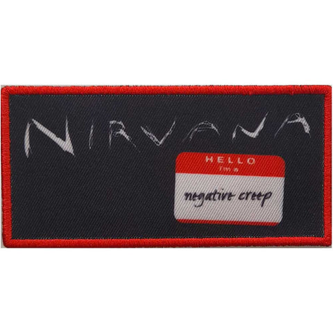 Nirvana - Negative Creep Sew On Woven Patch