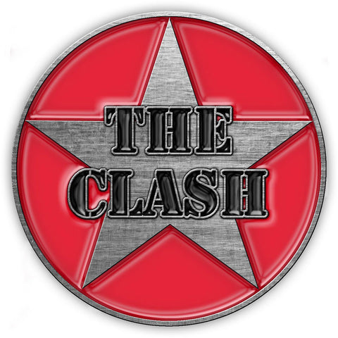 Clash - Miltary Logo Pin Badge