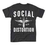 WINGED WHEEL - Mens Tshirts (SOCIAL DISTORTION)