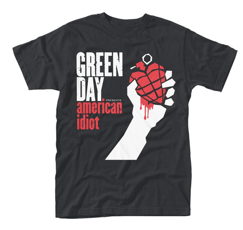 AMERICAN IDIOT - Mens Tshirts (GREEN DAY)