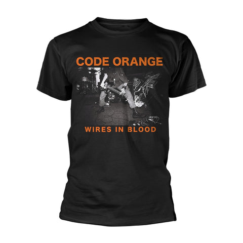 WIRES IN BLOOD - Mens Tshirts (CODE ORANGE)