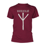 RUNE (MAROON) - Mens Tshirts (BURZUM)