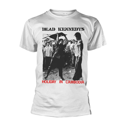 HOLIDAY IN CAMBODIA (WHITE) - Mens Tshirts (DEAD KENNEDYS)