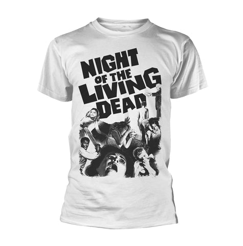 NIGHT OF THE LIVING DEAD (WHITE) - Mens Tshirts (NIGHT OF THE LIVING DEAD)