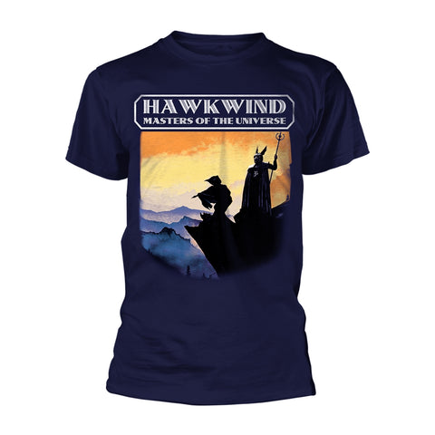 MASTERS OF THE UNIVERSE (NAVY) - Mens Tshirts (HAWKWIND)