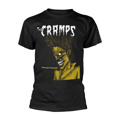 BAD MUSIC FOR BAD PEOPLE (BLACK) - Mens Tshirts (CRAMPS, THE)