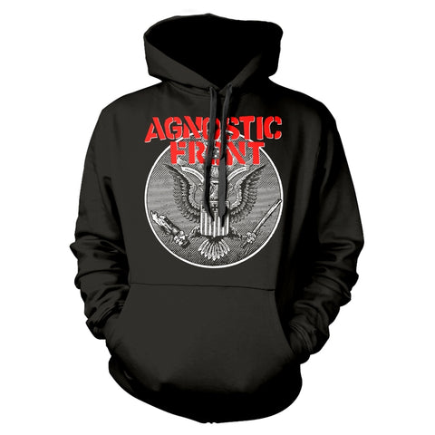 AGAINST ALL EAGLE - Mens Hoodies (AGNOSTIC FRONT)