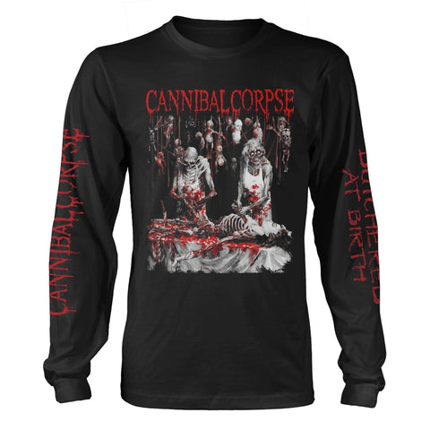 BUTCHERED AT BIRTH (EXPLICIT) - Mens Longsleeves (CANNIBAL CORPSE)