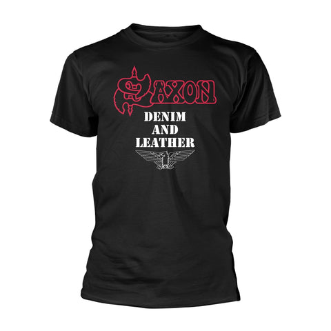 DENIM AND LEATHER - Mens Tshirts (SAXON)